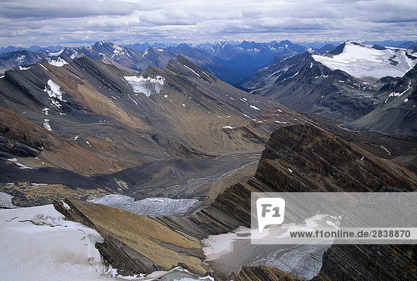 Luftbild von Jasper-Nationalpark  Alberta  Kanada.