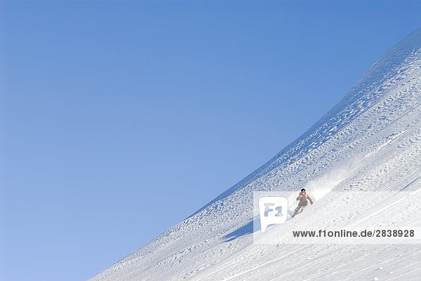 Skitour auf Cowboy Ridge singen Pass Whistler British Columbia Kanada.