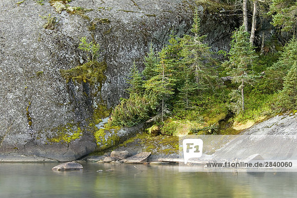 Hattie Cove ist am oberen See im Pukaskwa National Park im borealen Wald gefunden. Heron Bay  Ontario  Kanada.