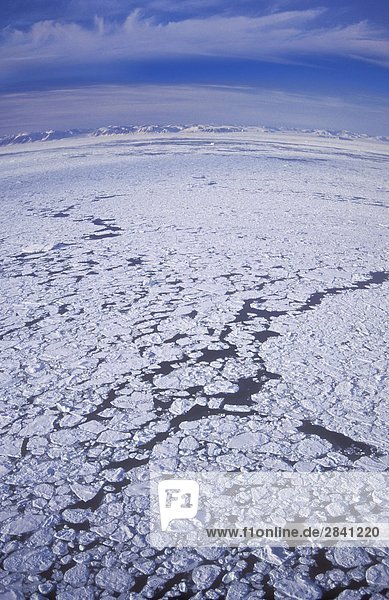 See-Eis in der Arktis  Nunavut  Kanada.