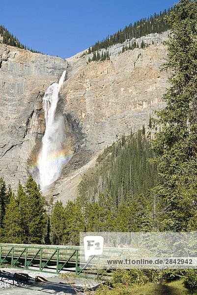 Takakkaw Falls  Canada's second-highest waterfall  in Yoho National Park  British Columbia  Canada.