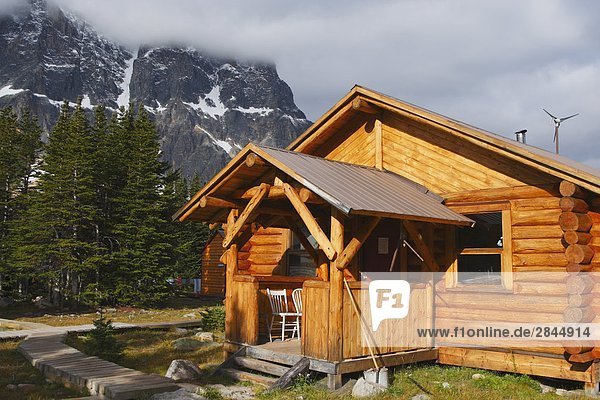 Tal  See  Lodge  Landhaus  unbewohnte  entlegene Gegend  Kabine  Jasper Nationalpark  Alberta  Amethyst  unterhalb  Kanada