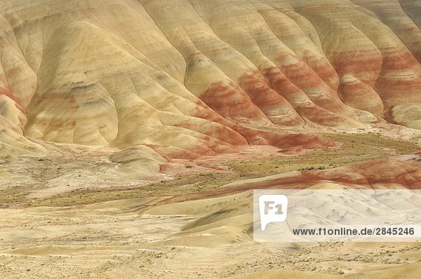The Painted Hills at the John Day Fossil Beds National Monument  Oregon  USA