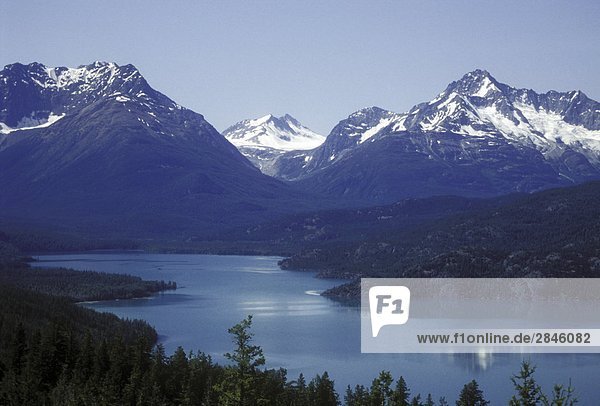 Tatlayoko Lake und Coast Mountains  Chilcotin Region  British Columbia  Kanada.