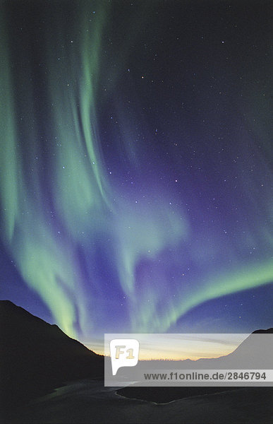 Nordlicht (Aurora Borealis)  British Columbia  Kanada.
