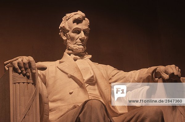 USA  Washington  DC  Lincoln Denkmal