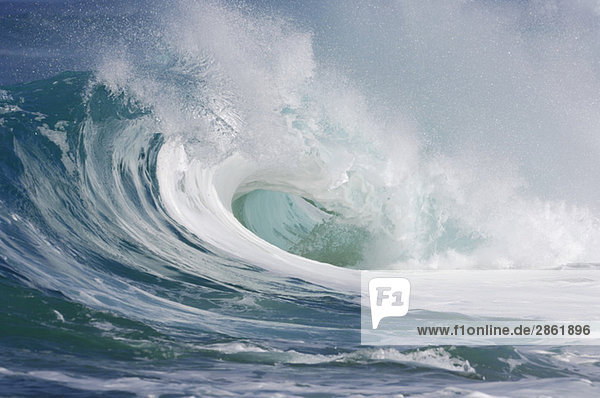 USA  Pazifischer Ozean  Hawaii  Große Welle