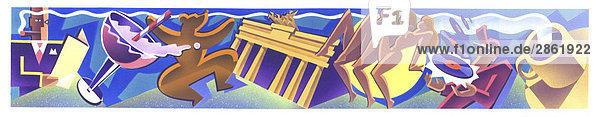 Illustration  Germany  Berlin
