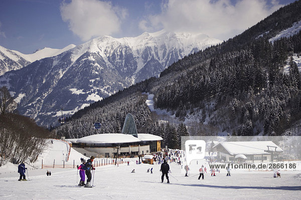 Austria  Salzburg  Gastein Valley  Ski course