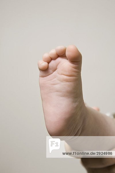 Der Fuß eines Babys