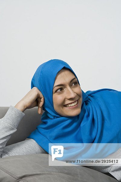 Portrait of a woman wearing a Hijab