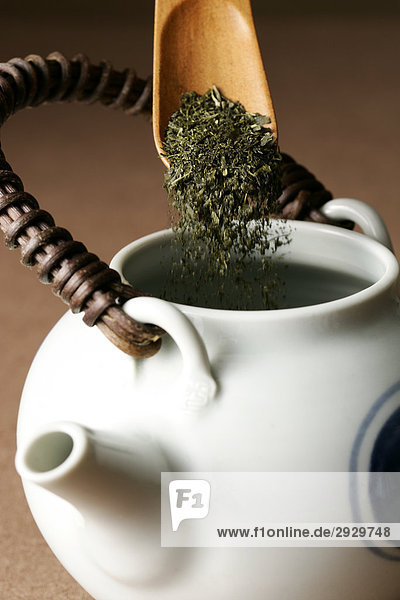 Teatime mit japanischen Tee