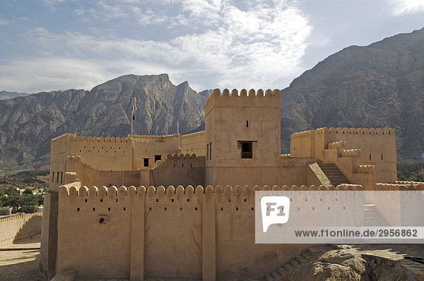 Oase bei Fort Nakhl Oman