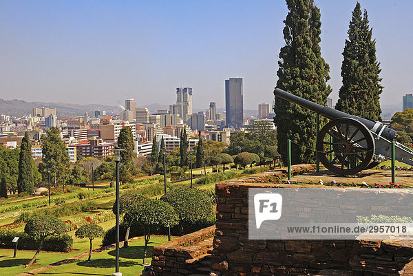 View to Pretoria  the biggest city of the country  Province Gauteng  South Africa