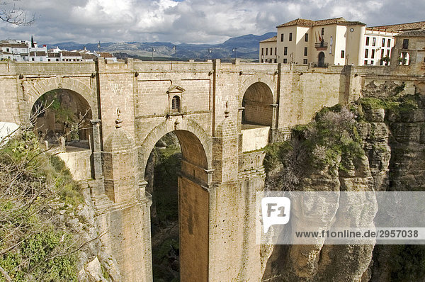 Ponte Nuevo (Bridge)  Ronda  Andalusia  Spain