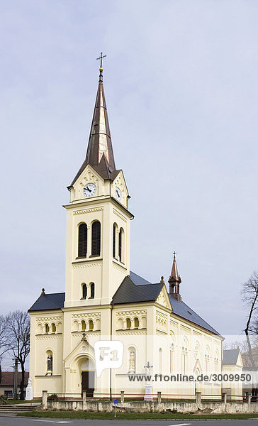 St. Nicholas church in Saratice  South Moravia  Czech Republic  Europe