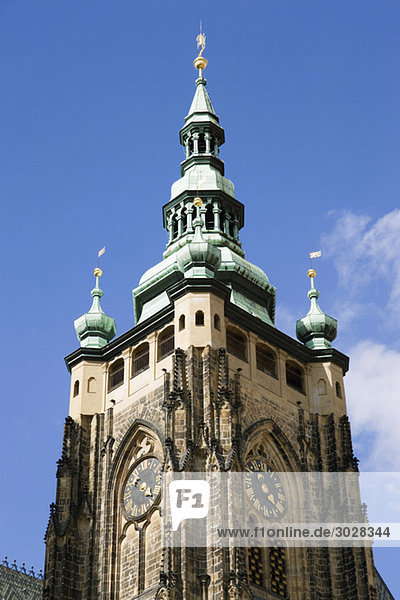Tschechische Republik  Prag  St. Veitskirche  Tiefblick