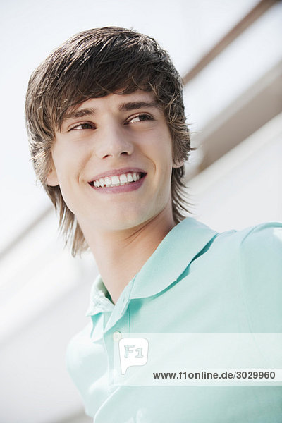 Germany  Bavaria  Young man  portrait  close-up