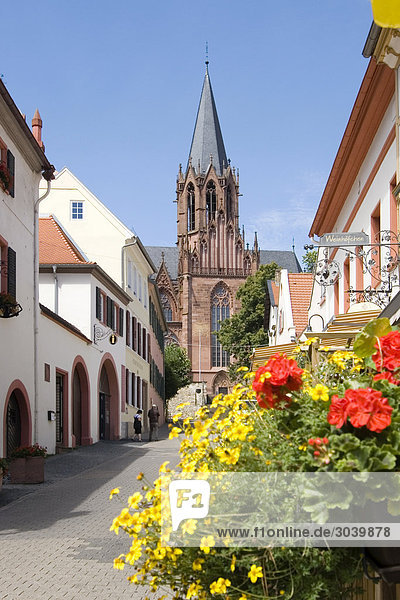 Deutschland  Rheinland-Pfalz  Katharinenkirche in Oppenheim am Rhein