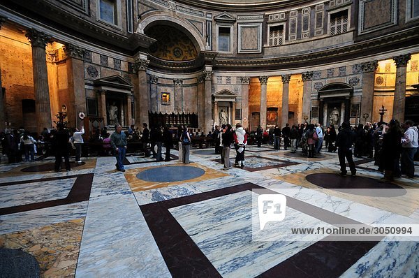 Italy  Rome. The Pantheon  interior