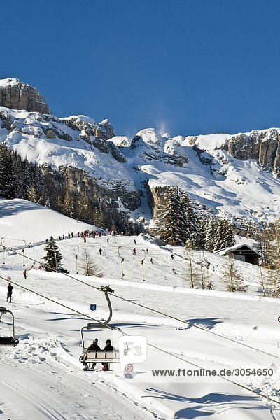Italy  Veneto  Arabba  ski lift