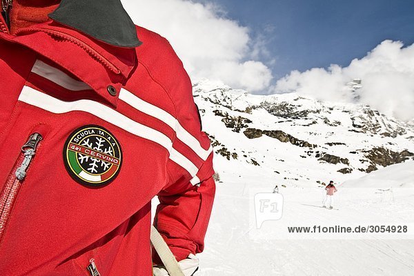 Skilehrer Breuil-Cervinia Aostatal Italien