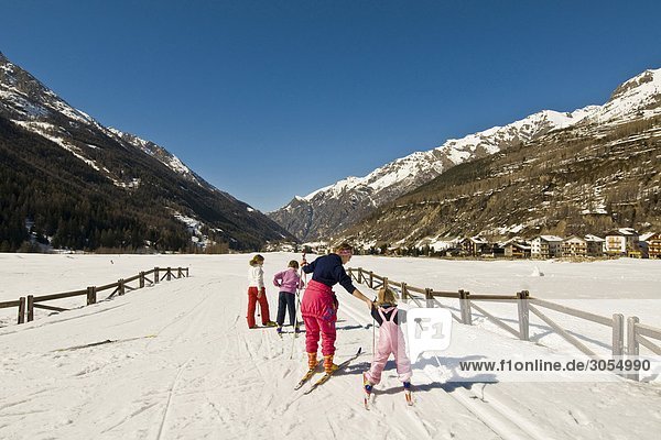 Italien  Aostatal  Cogne  Langlauf