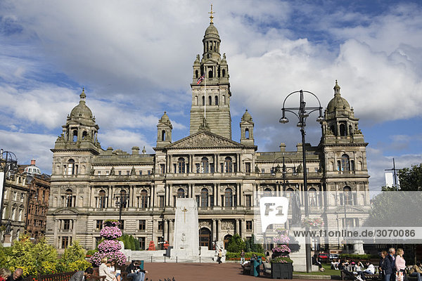 Rathaus von Glasgow Strathclyde Schottland UK