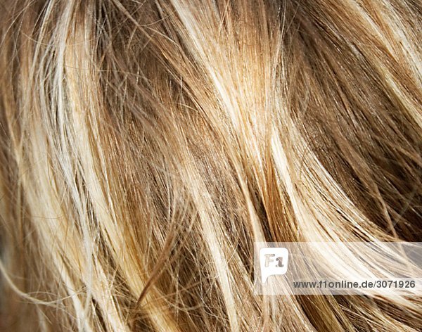 Blond hair close-up Sweden.