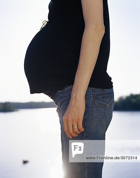 Eine schwangere Frau Schweden