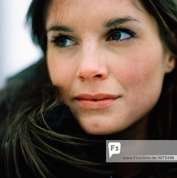 Portrait of a woman close-up Sweden
