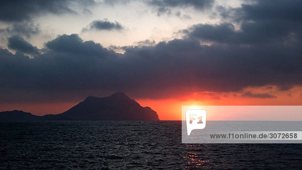 Sunset Amorgos Griechenland