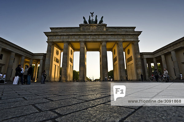Brandenburg Gate  Berlin  Germany  Europe