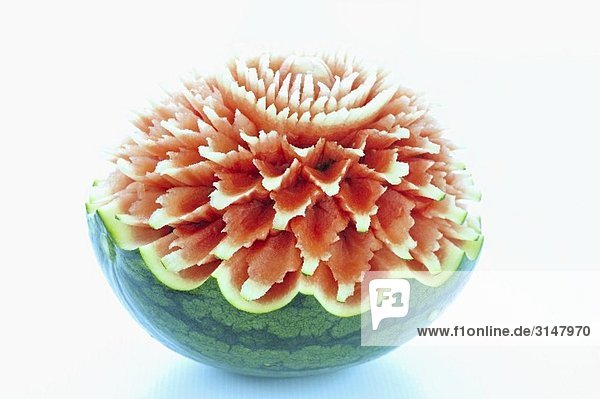 Geschnitzte Wassermelone