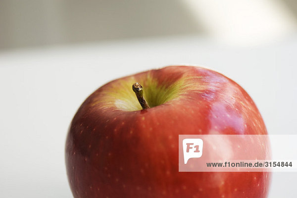 Red apple  close-up