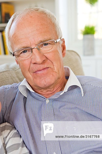 Porträt eines älterer Mannes  Schweden.