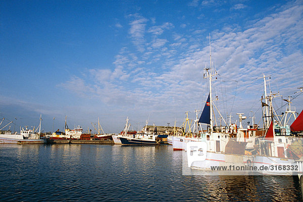 Der Hafen in Skagen Dänemark.