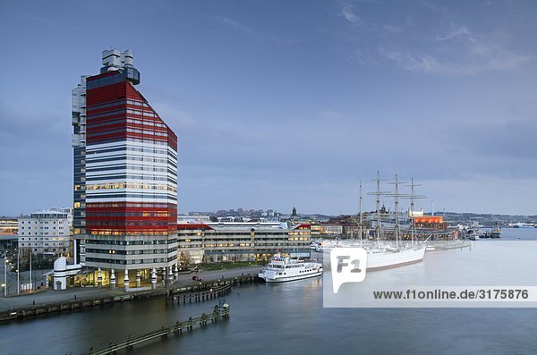 Hafen Gebäude Göteborg Schweden