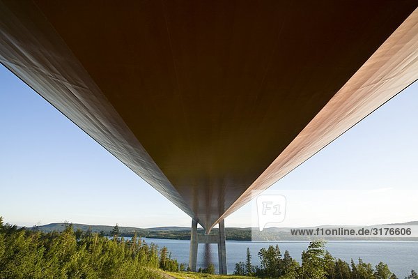 Die High Küste Bridge  Angermanland  Schweden.