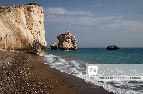 Aphrodites rock petra tou romiou Republic of Cyprus