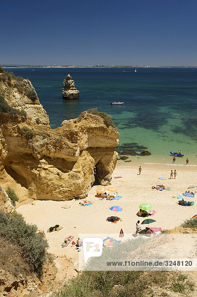 Praia do Camilo  Lagos  Algarve  Portugal