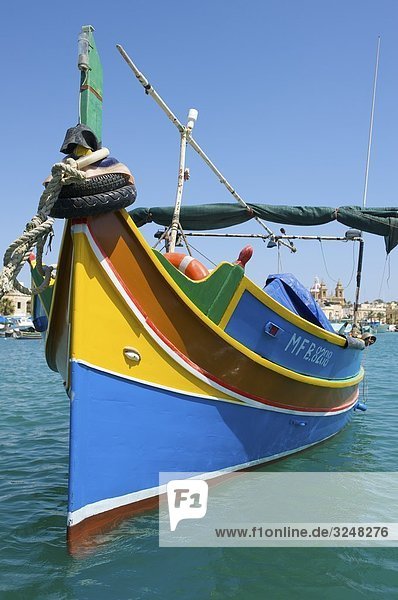 Fischerboot  Marsaxlokk  Malta