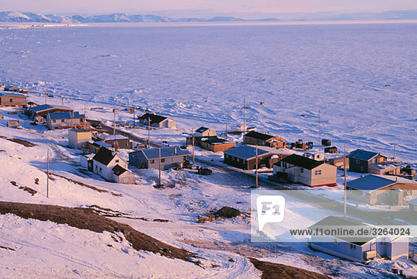 Dorf Meeresarm Inuit Teich