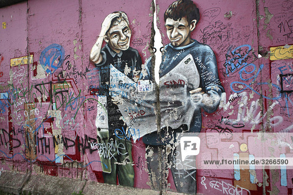 Deutschland  Berlin  Berliner Mauer  Graffiti