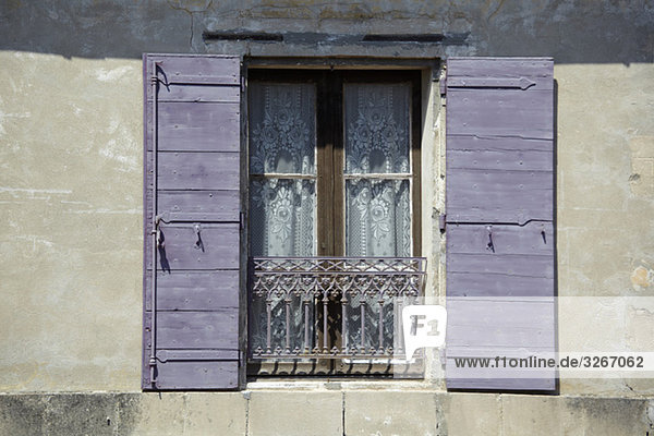 France  Window with open shutters