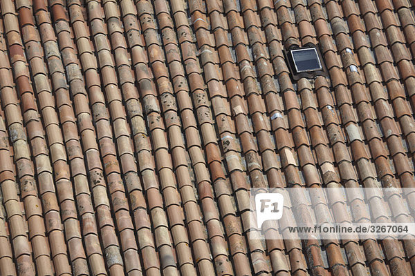 France  Tiled roof and dormer window