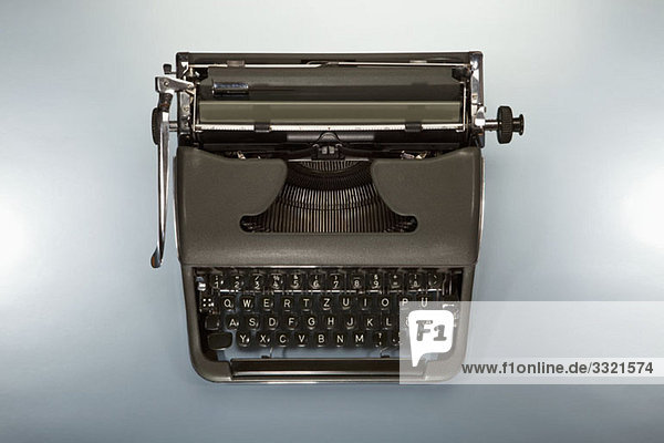 Eine altmodische Schreibmaschine
