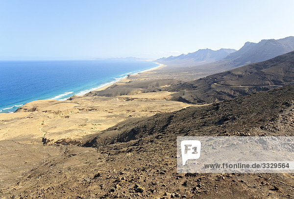 Küstenlinie Costa Calma Fuerteventura Spanien