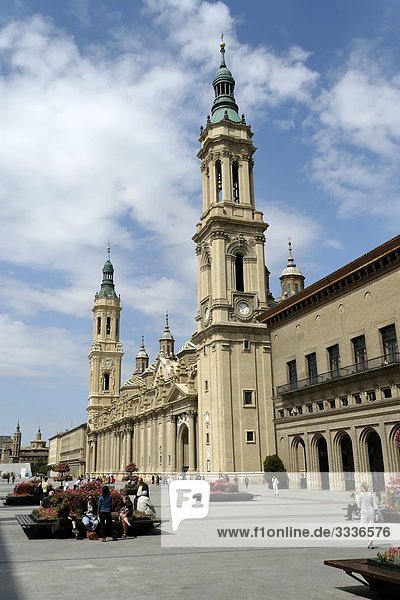 Basilica del Pilar  Zaragoza  Spanien
