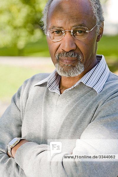Portrait of a senior man  Sweden.